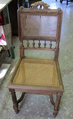 chaise Henri II anthracite
