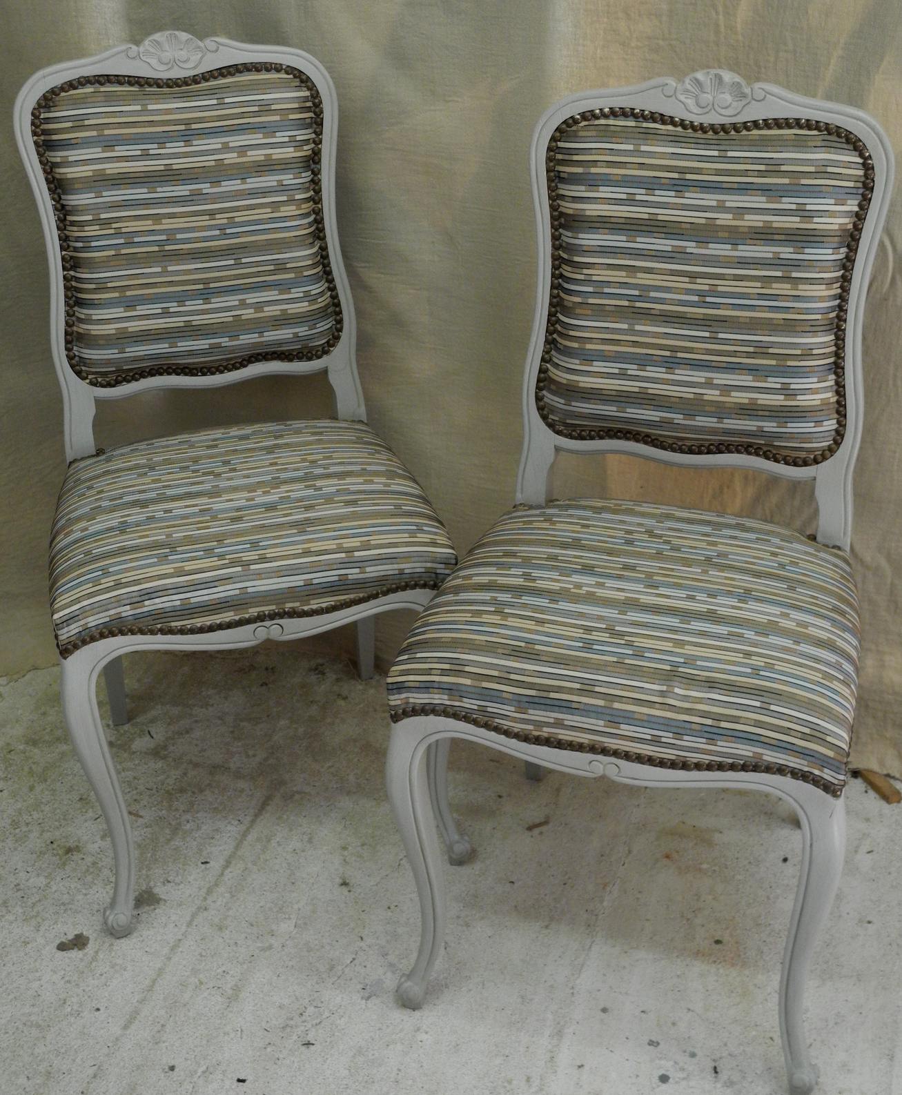 Chaise Louis XV relooké