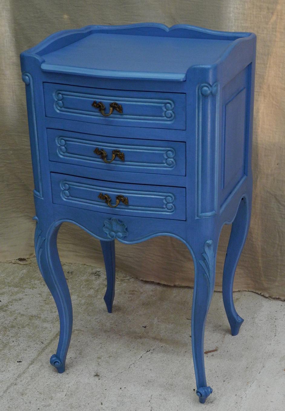 chevet louis xv bleu0 relook