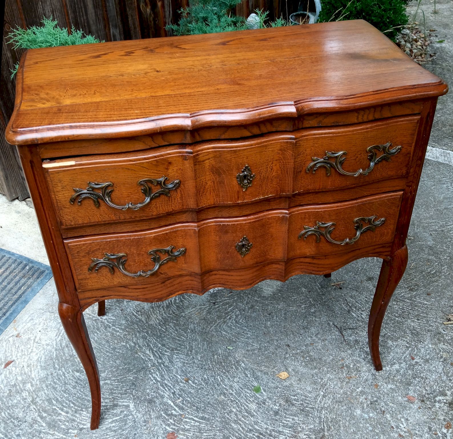 Commode arbalte avant traitement