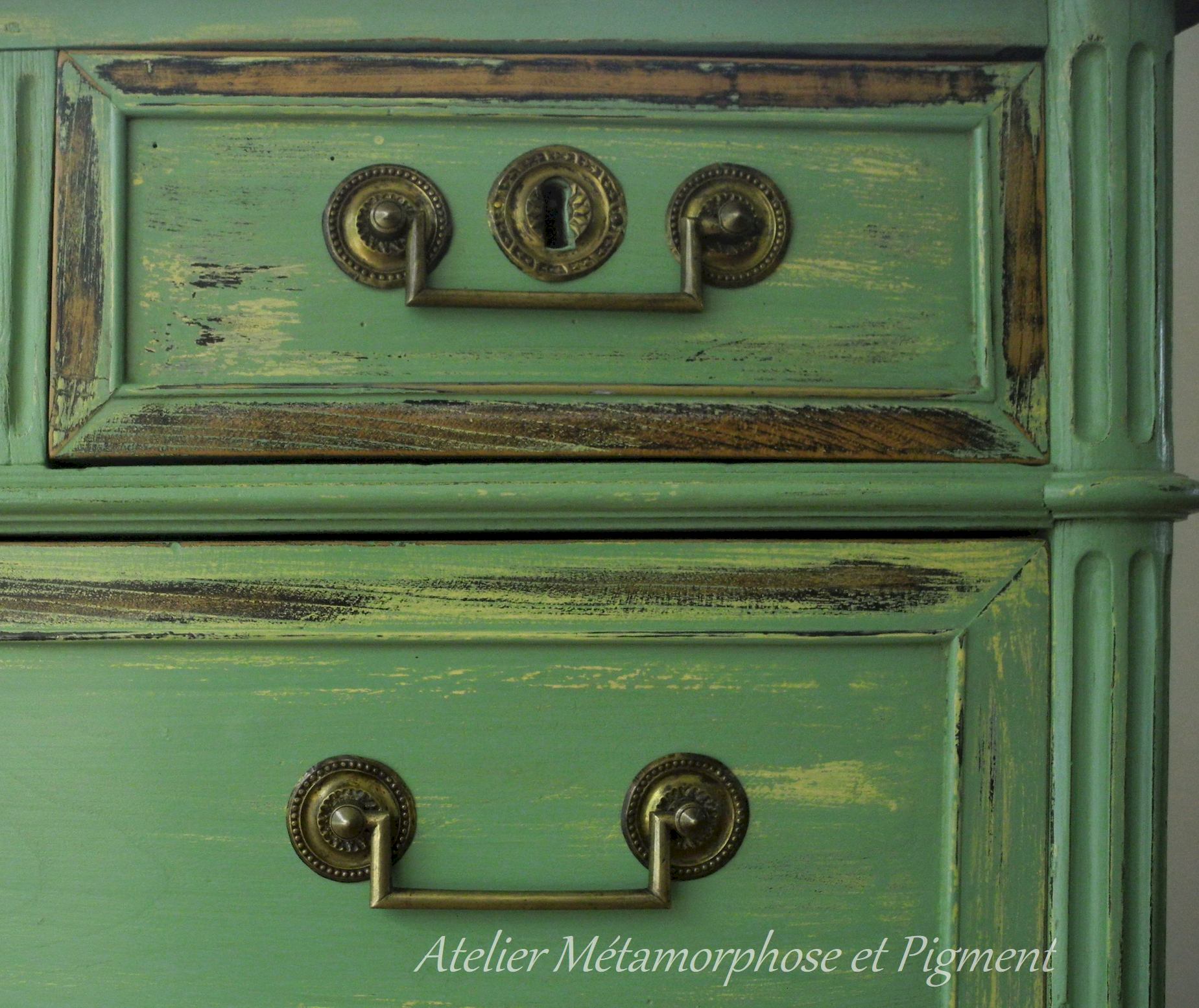 Commode style Louis XVI relooke dtail