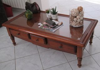 Table basse 3 tiroirs original