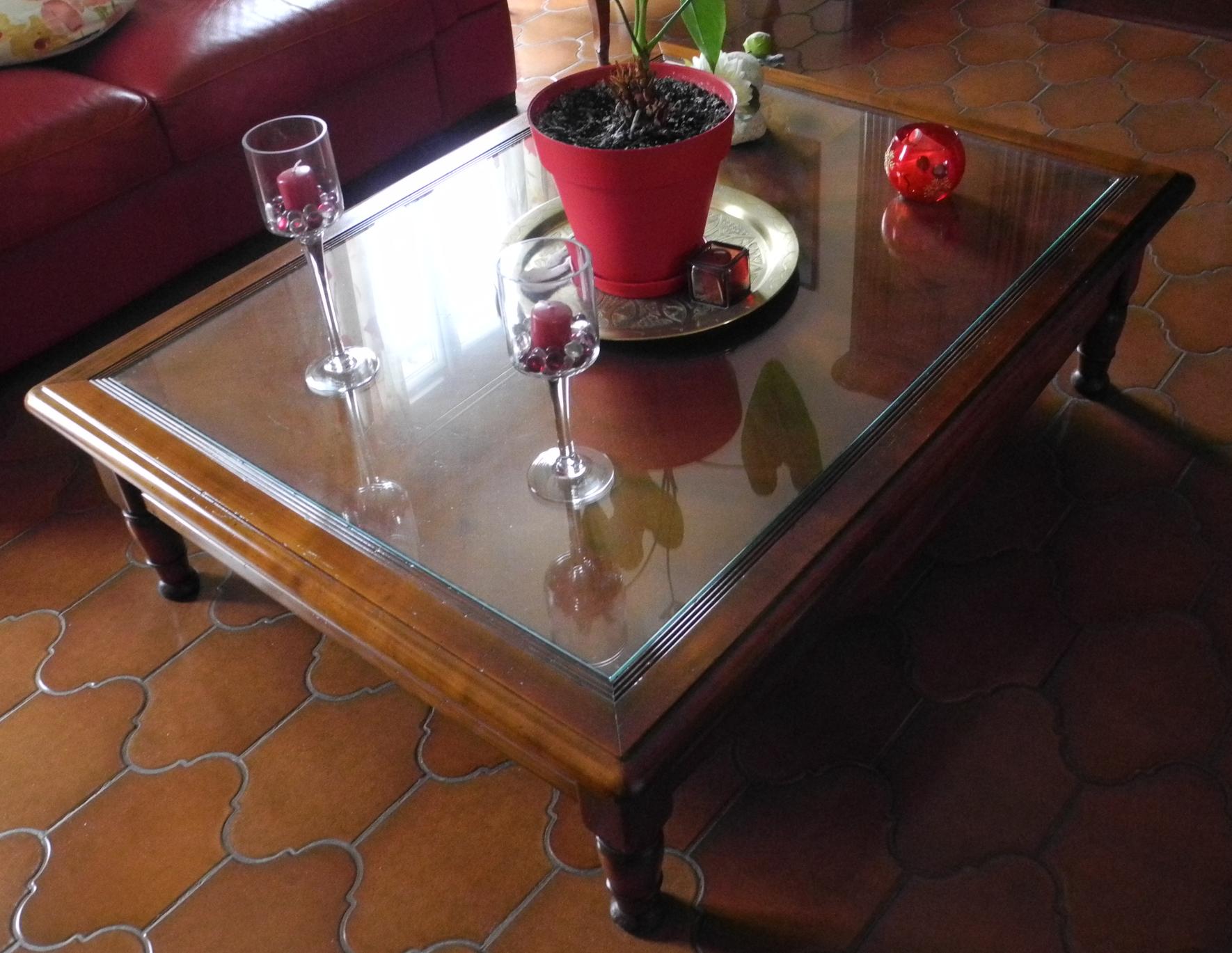 Table basse avant relooking