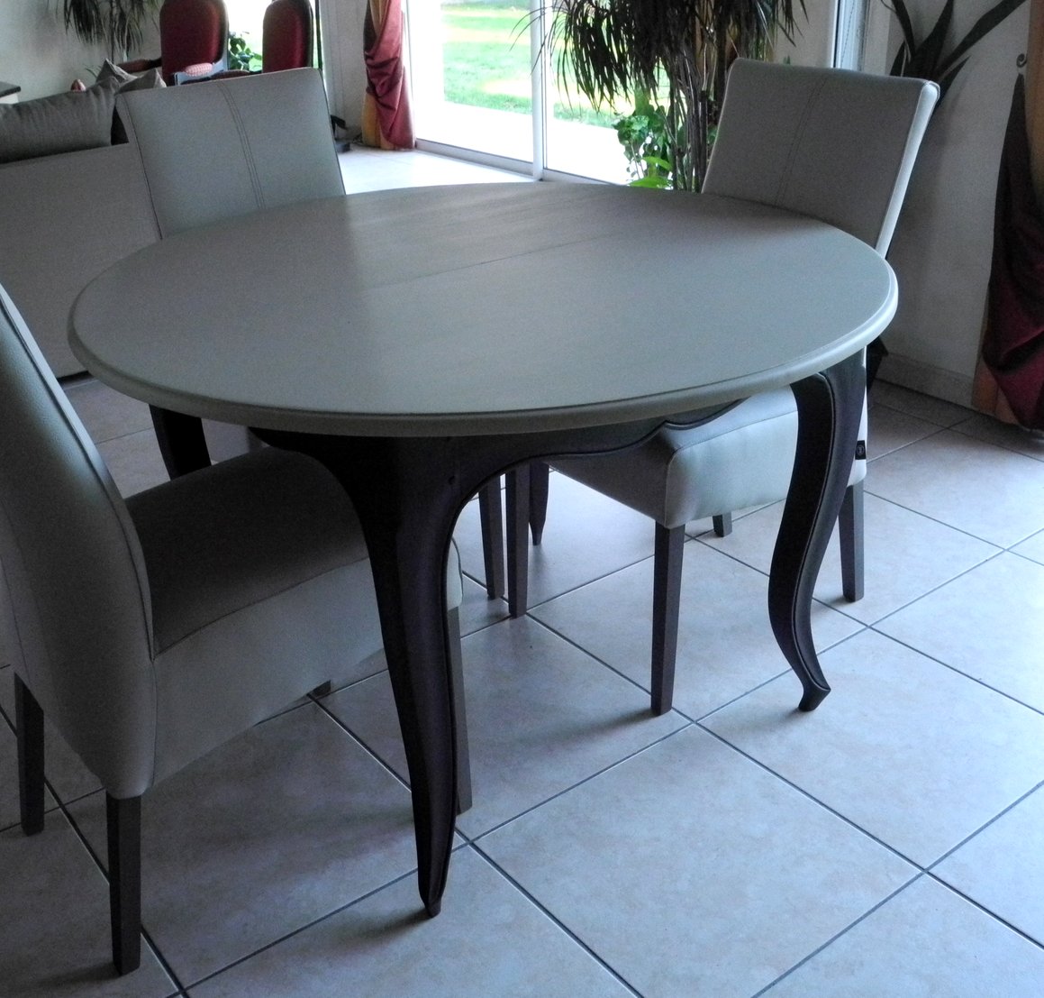 Table Louis XV relookée